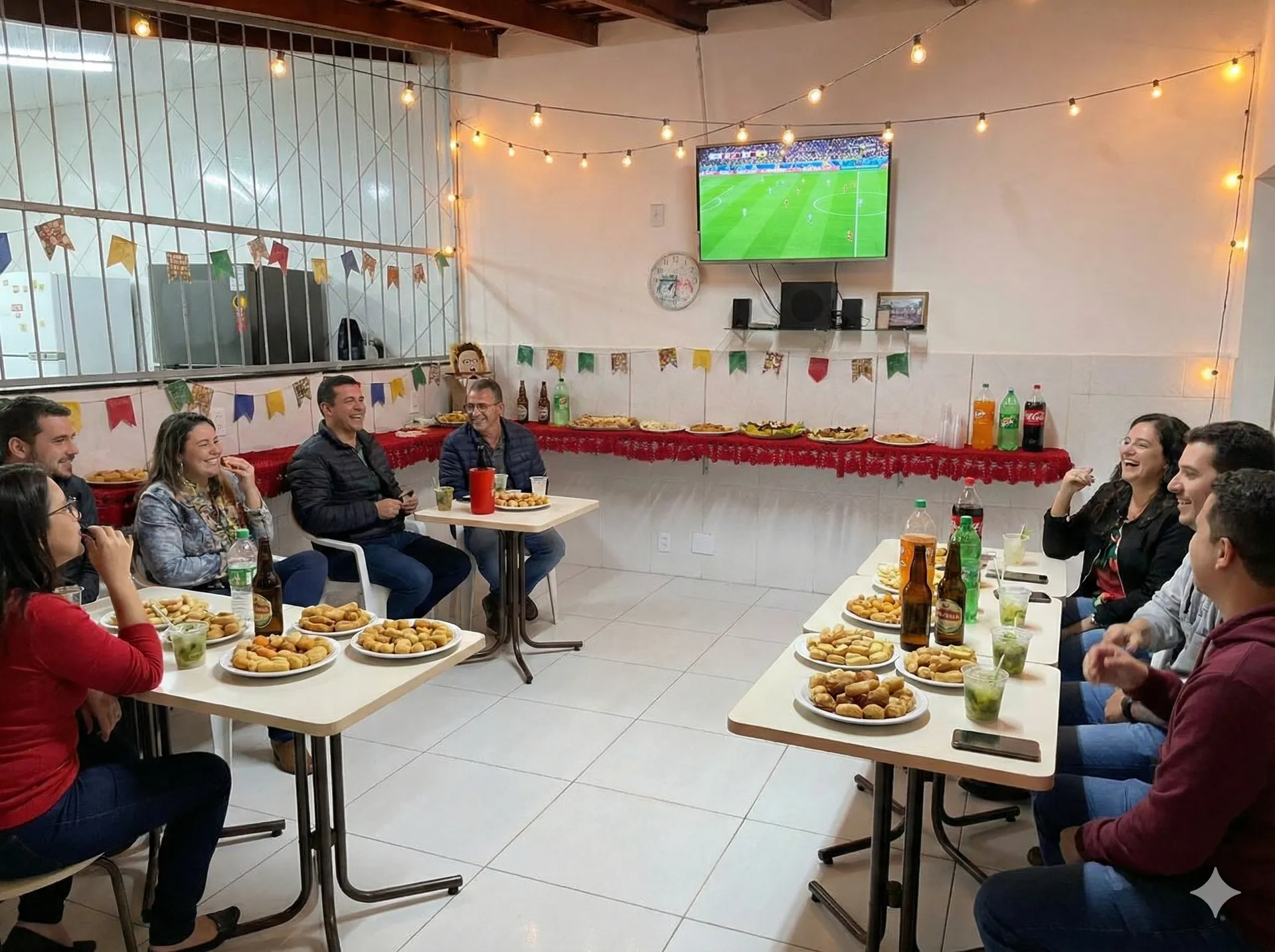 Área de convivência e reuniões