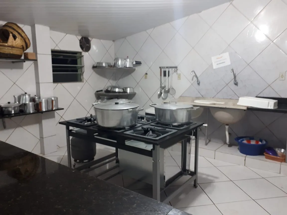 Setor de produção e fogões industriais